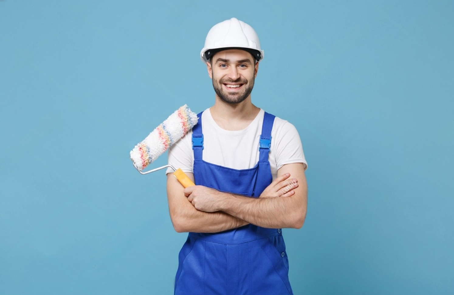 Professional Painter at Work